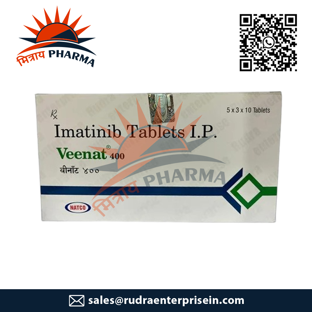 Imatinib Veenat 400/200 Mg For Blood Cancer Manufacturer in Surat, Gujarat, Ahmedabad, india